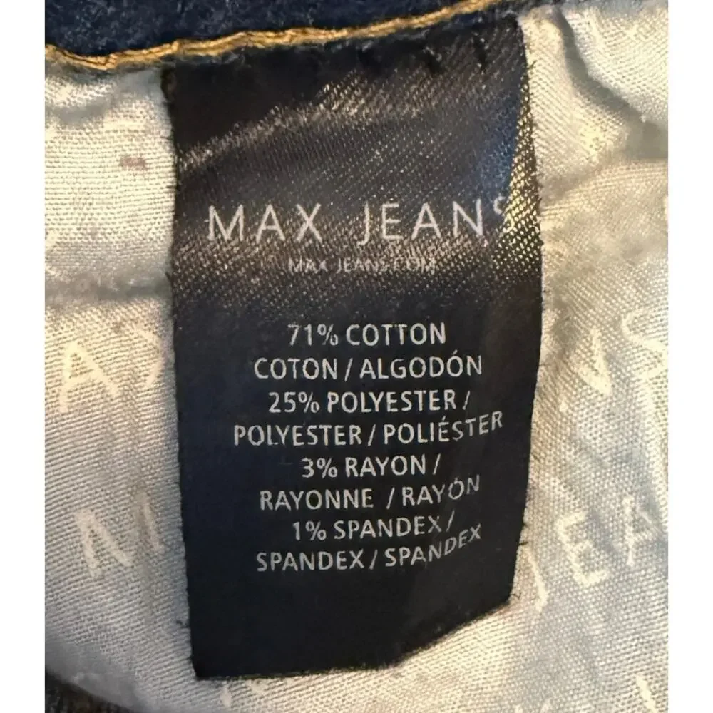 Max Jeans Baby Boot Crop Jeans Size 8